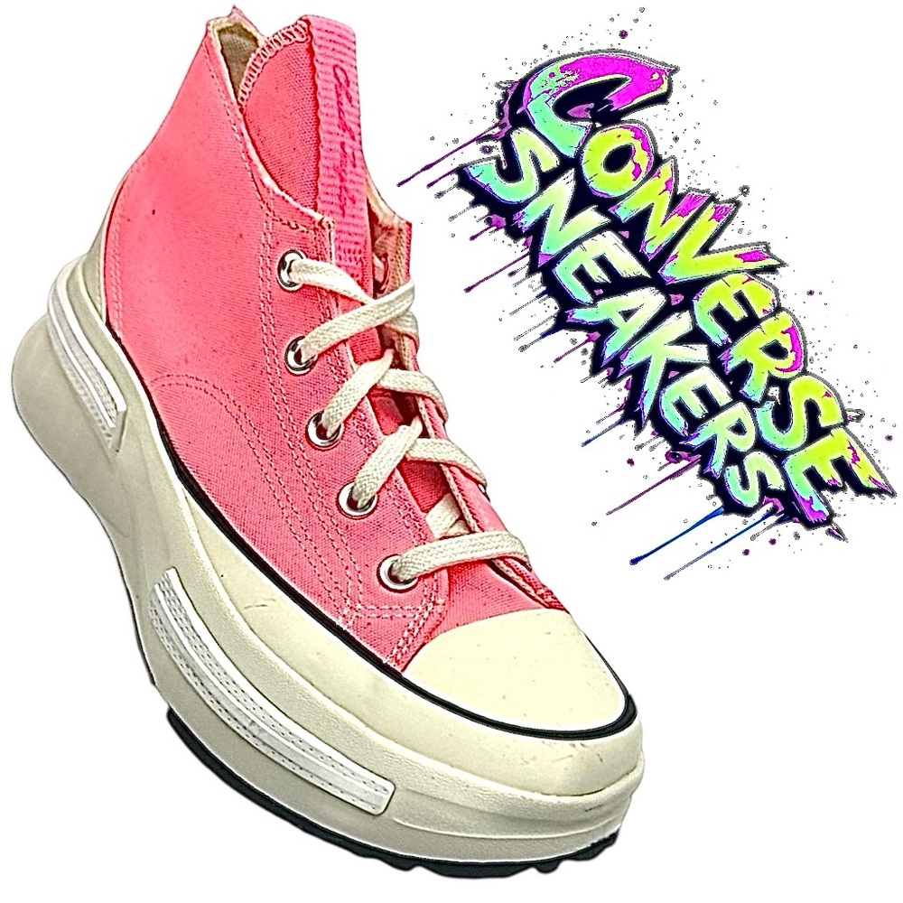 Converse Run Star Legacy CX High Top Platform Shoes – Pink – Unisex Size 8.5 M